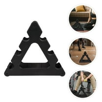 OUNONA Dumbell Storage Dumbbell Rack Stand Black Plastic 1Pack