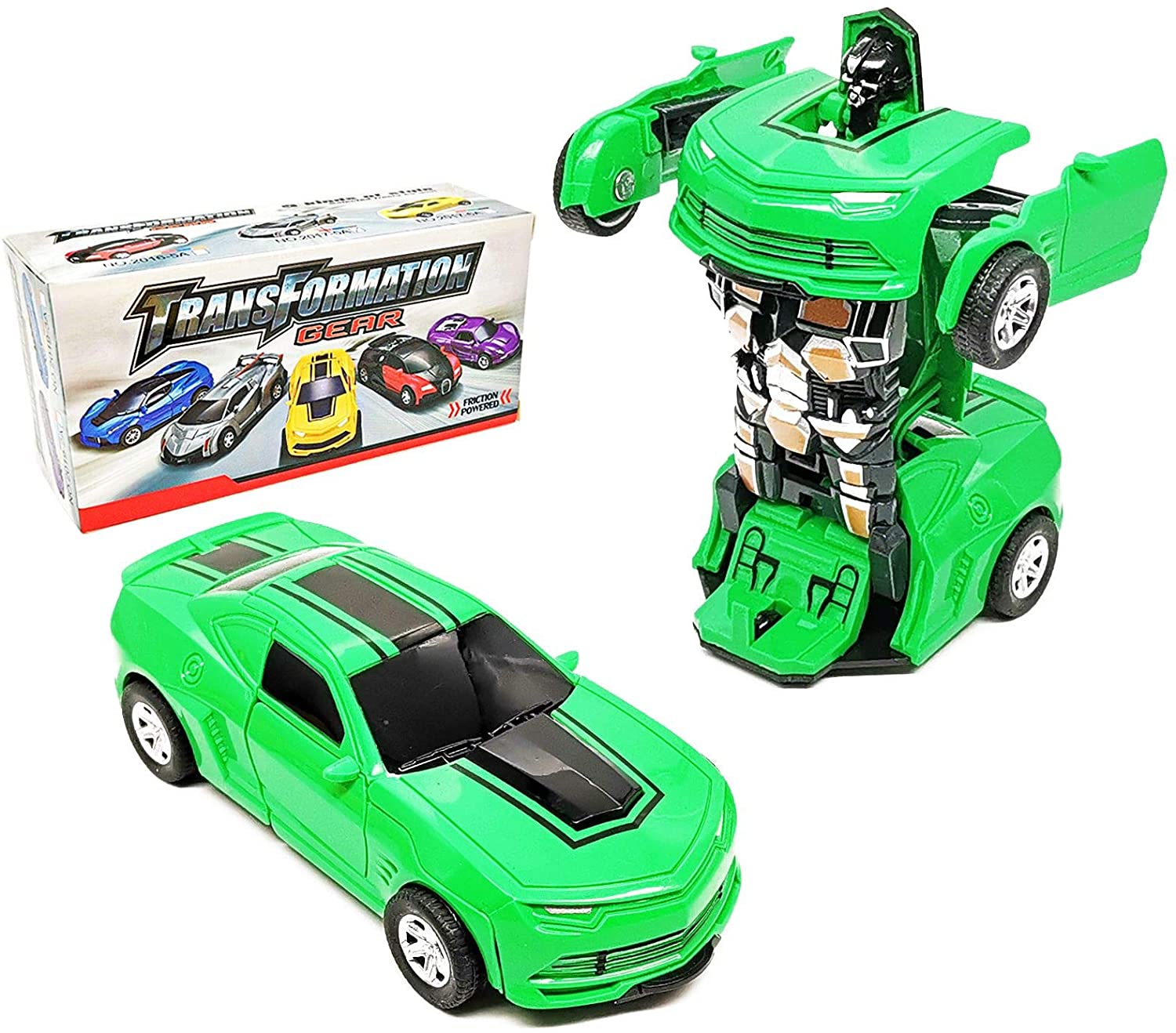 ZHOUY Transforming Toys Car Robot Car Toy 2 in 1 Deformation Car