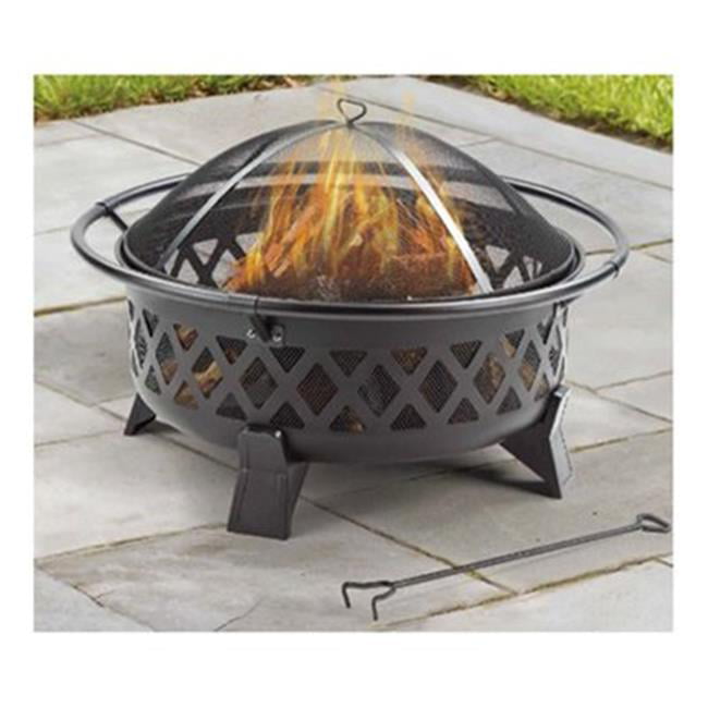 Four Seasons Courtyard Round Fire Pit, Industrial Fire Pit