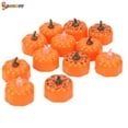 thumbnail image 5 of Spencer 12 Pack Halloween LED Pumpkin Lights, Pumpkin Tea Lights Battery Operated Jack O’ Lanterns for Halloween Decoration (Spider Web & Pumpkin), 5 of 8