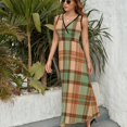 thumbnail image 3 of Geometric Grid Vestido Sin Mangas , Vestidos De Lujo Para Ocasiones Oficiales, 3 of 5