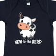 thumbnail image 4 of Inktastic New to the Herd Cute Cow Boys or Girls Baby Bodysuit, 4 of 5