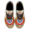 thumbnail image 2 of Yellow Labrador Retriever Happy Fall Shoes Sneakers Black Size 4.5, 2 of 7