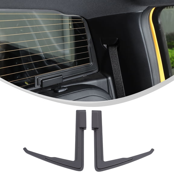 2PCS For  Ford Ranger 2023 2024 2025 2026  Rear Window Heater Element Cover Protective Case ABS Interior Accessories