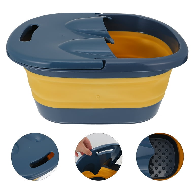 KOMCLUB Household Waterproof Folding Bucket Bubble Foot Basin Travel –  SANLIKE STORE