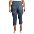 thumbnail image 4 of A3 Denim Women's Plus Size Constructed Waist Capris, 4 of 6