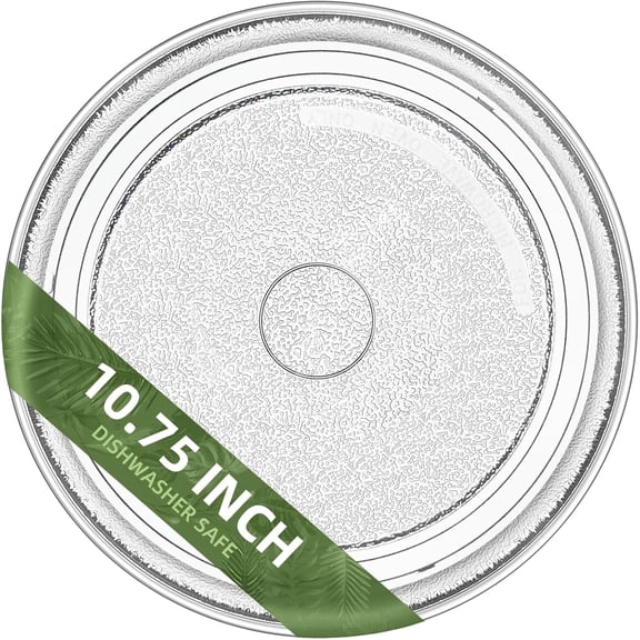 Gemroom 10.75 inch Sharp Microwave Glass Plate Replacement NTNT-A034WRF0 Compatible With 10 3/4" Emerson Micorwave Turntable MOSO649