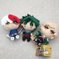 thumbnail image 4 of 13cm Anime My Hero Academia Midoriya Izuku Todoroki Shoto Bakugou Katsuki Llavero Mochila Colgante Juguetes De Peluche Suave Regalos Para Niños, 4 of 4