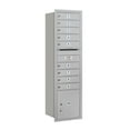thumbnail image 2 of Salsbury Industries Recessed USPS 9 Door Front  Load or Rear Load 4C Horizontal Mail Center with 1 Parcel Locker, 2 of 4
