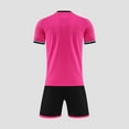 thumbnail image 4 of NAISIBABY Boys Outfit Sets, Basketball Jersey T-Shirt and Shorts Quick Drying Summer Sports Outfits 2-Piece Hot Pink 12T, 4 of 4