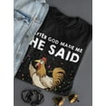 thumbnail image 3 of After I Was Made Quote T-Shirt Women -Smartprints Designs, Female Medium, 3 of 4