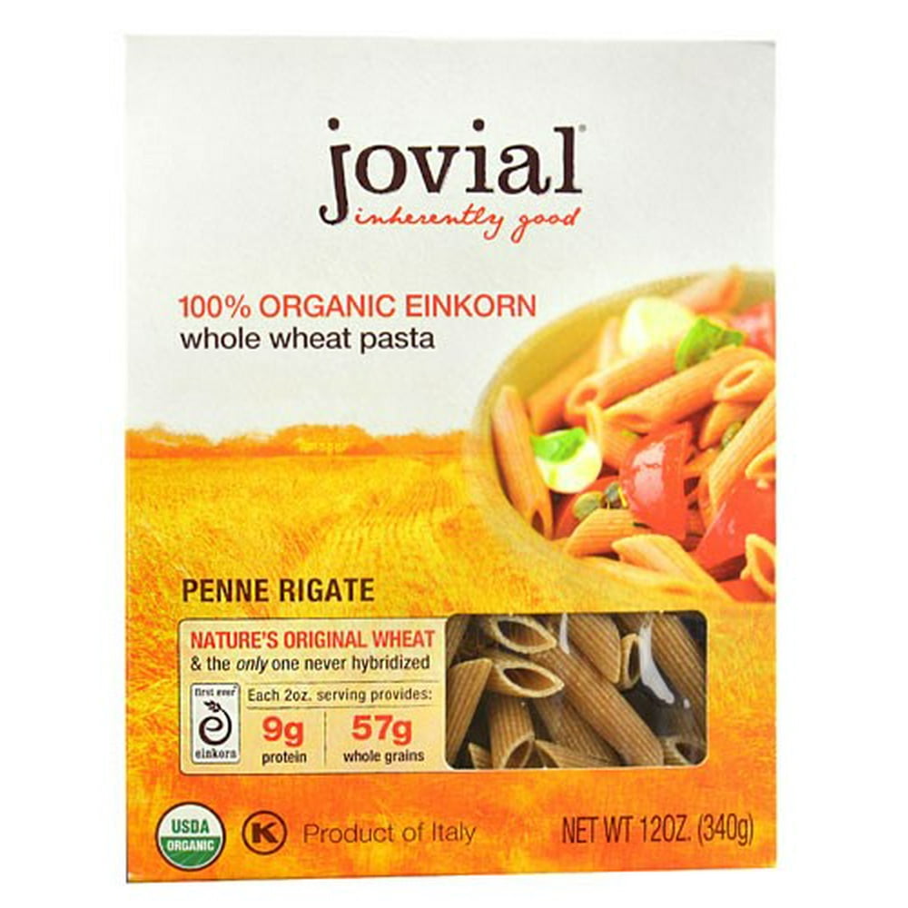 Jovial Organic Einkorn Penne Rigate, 12 Oz - Walmart.com - Walmart.com