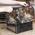 thumbnail image 7 of Balery Serene Kitten Kingdom Pattern Oven Cover Kitchen Bread Machine Protector, 4 Slice Toaster Cover for Home, Anti Dust Fingerprint Coaster Cover, 7 of 7