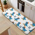 thumbnail image 5 of Skateboarding Dinosaur Pattern Kitchen Rug Mat,Kitchen Runner Rugs Non Skid Washable,Decorative Kitchen Floor Mats for Kitchen,Sink,Laundry,17"x47.2", 5 of 7