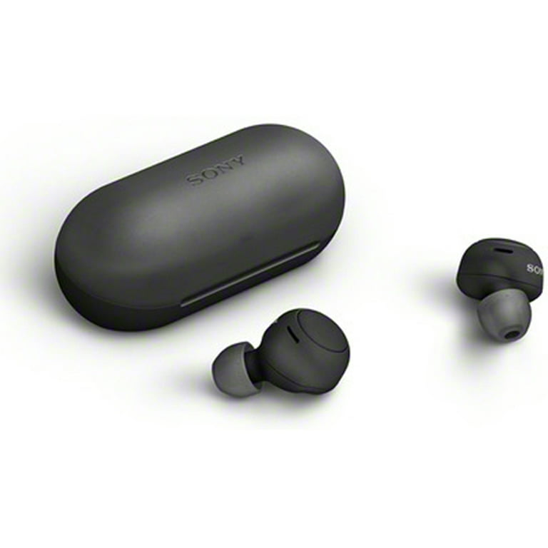 Sony WFC500/B Truly Wireless In-ear Headphones, Water Resistant, Black  Bundle with Deco Gear 8000mAh Power Bank with Wireless Device Charging and  Deco