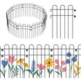 thumbnail image 2 of 20 Pack Metal Garden Fence Panels Rustproof Animal Barrier Border for Yard Decor, 2 of 7
