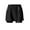 Black, variant on Stamzod Mens Bathing Suit Athletic Summer Loose Swim Trunks with Compression Liner Casual Stretch Swimming Shorts for Men Black XL