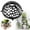 Black, variant on Clearance! Haidf 3Pcs Floating Ball Plant Pot Cover, Detachable Floral Soil Cover, Reusable Planter Cover for Staghorn, Orchids, and Other Indoor Plants, Flower Pot Covers, Plant Protector, 3 Colors