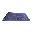 thumbnail image 2 of Ahgly Company Indoor Round Medallion Blue Traditional Area Rugs, 6' Round, 2 of 4