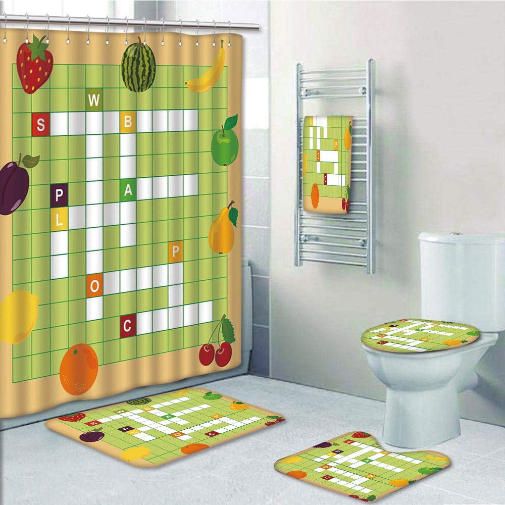 PRTAU Word Search Puzzle Vivid Summer Fruits with Educational Crossword