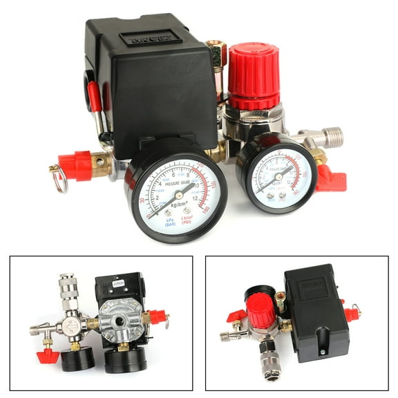 Air Compressor Pressure Control Switch Manifold Regulator Fitting