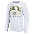 thumbnail image 2 of Men's Starter White Boston Bruins Retro Graphic Long Sleeve Crew T-Shirt, 2 of 3