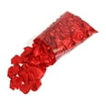 thumbnail image 2 of 234 piezas prefabricadas de cinta de satén con pétalos de rosa, accesorios de adorno para manualidades de bricolaje Rojo, 2 of 9