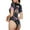 Bird 3, variant on Bird5 Womens One Piece Swimsuits Modest Tummy Control Bathing Suits Lace Up Slimming Swim Suit-Large