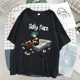 thumbnail image 2 of Camiseta con estampado de Sally Face para mujer, remera divertida de manga corta, tops informales de moda de verano para mujer, 2 of 5