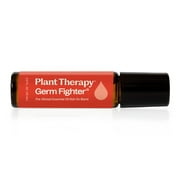Plant Therapy Germ Fighter Essential Oil Blend 100% Pure, Pre-Diluted Roll-On, Natural Aromatherapy, Therapeutic Grade 10 mL (1/3 oz)
