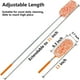 thumbnail image 2 of Plumero de microfibra lavable pequeño, 4 Uds., con poste extensible y cabezal flexible, herramienta de limpieza de microfibra extensible, 2 of 5