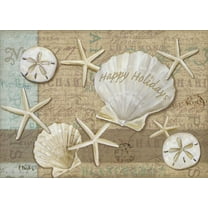 LPG Greetings Holiday Shells Box of 18 Christmas Cards