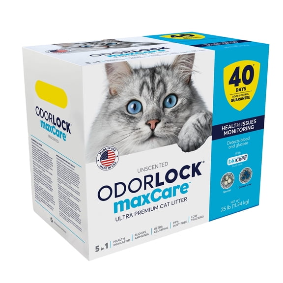 OdorLock Maxcare Health Monitoring Cat Litter Box 25 lbs.