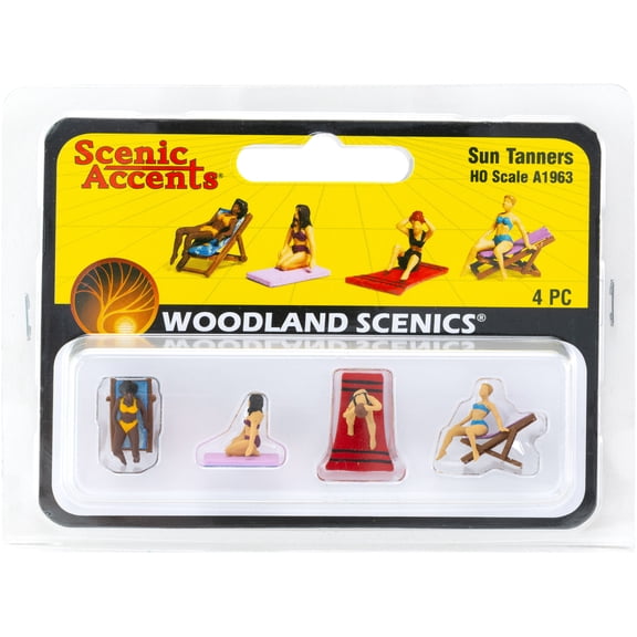 Woodland Scenics Sun Tanners-HO-Scale