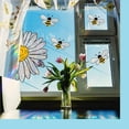thumbnail image 3 of 2X Adorable Pegatina de Vidrio Estilo Abejas, Calcomanías para Ventanas de Abejas, Calcomanías para Vidrieras de Girasol, Calcomanías para Ventanas de Girasoles, 3 of 5