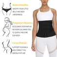 thumbnail image 5 of 3 Belt Waist Trainer Corset Sauna Sweat Sport Girdle For Women Fajas Reductoras Neoprene Weight Loss Compression Trimmer Zipper, 5 of 6