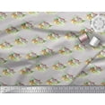 thumbnail image 3 of Soimoi Gray Cotton Voile Fabric House & Landscape Nature Print Fabric by the Yard 56 Inch Wide, 3 of 3
