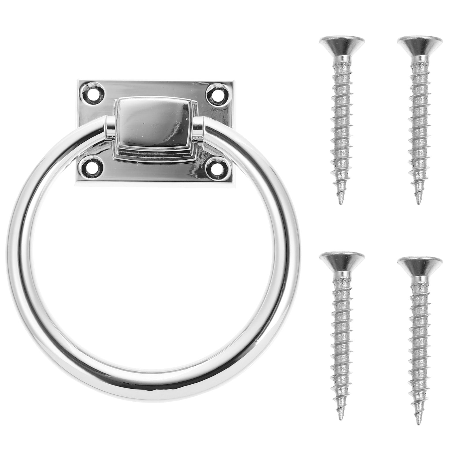 Ring Knob Drawer Pull Handle Drop Pulls Cupboard Dresser Metal