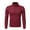 Wine, variant on Men LYXSSBYX Fleece Pullover High Neck Solid Color Slim Long Sleeve Men's Bottoming Shirt