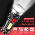 thumbnail image 1 of Super Bright LED Flashlight,Water-Resistant,Outdoor Torch Light Huntinglamp with USB Cable-COB Power, 1 of 8