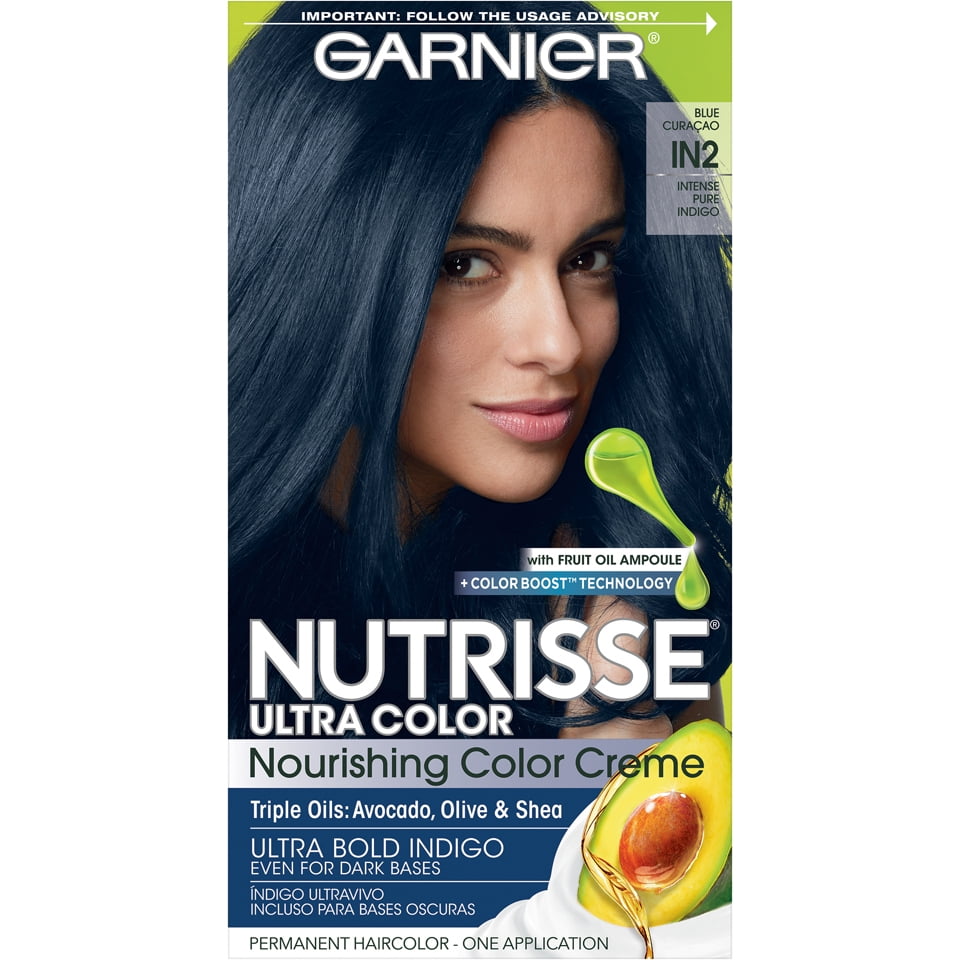 blue curacao hair color