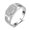 Style 1, variant on Luxury Men's AAA Micro Inlay CZ Hollow Band Fashion Wedding Party Ring Size 8-12