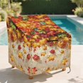 thumbnail image 2 of Renewold Outdoor Chair Covers Waterproof Recliner Chair Cover Heavy Duty Windproof Lawn Deck Furniture Protection with Air Vent Fall Decoration, 32"W x 35"D x 36"H, Maple Leaf Red Gold, 2 of 7