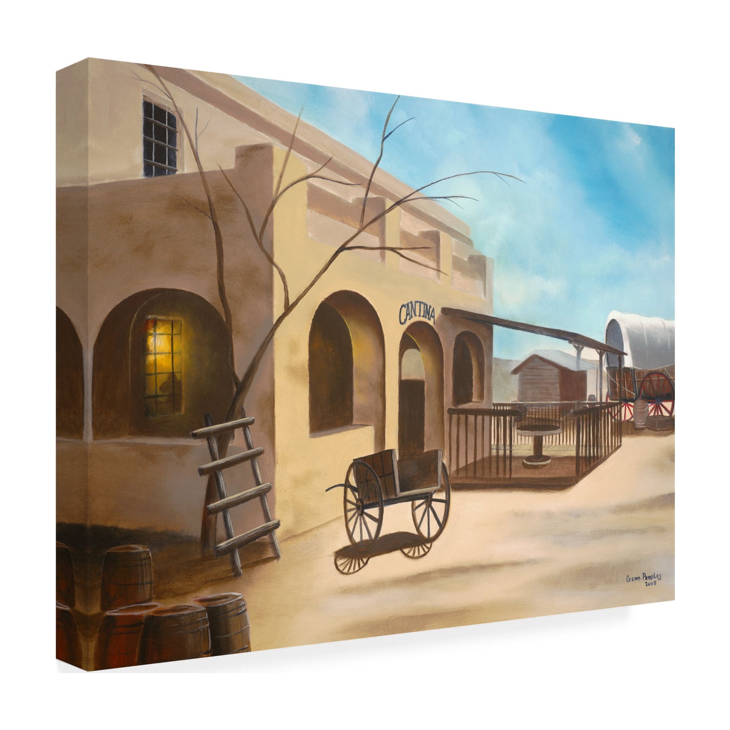 Trademark Fine Art 'Mexican' Canvas Art by Geno Peoples