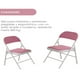 thumbnail image 3 of 6 sillas plegables de oficina acojinadas ilios innova  Rosa, 3 of 5