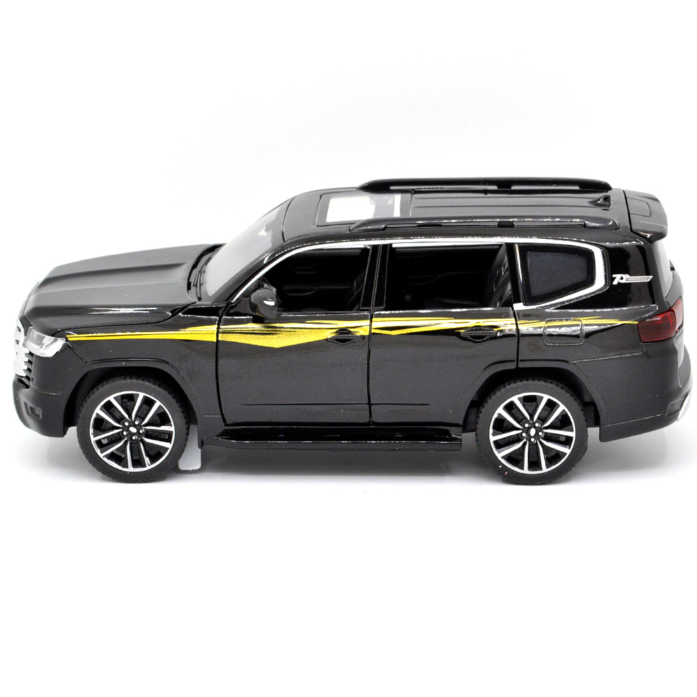 1: 32 Suitable for Toyota Land Cruiser LC300 Alloy Simulation Car Die Casting Model Dynamic Sound and Light Toy Series Collectibles Boy's Birthday Gift