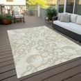 thumbnail image 6 of Addison Rugs Chantille Indoor/Outdoor Transitional Damask Ivory Washable Rectangle Rug, 8' x 10', 6 of 6