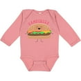thumbnail image 3 of Inktastic Cute Kawaii Hamburger Boys or Girls Long Sleeve Baby Bodysuit, 3 of 5