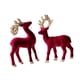 thumbnail image 4 of 2 estatuas de reno navideño, esculturas decorativas modernas, elegantes y versátiles. Rojo, 4 of 9