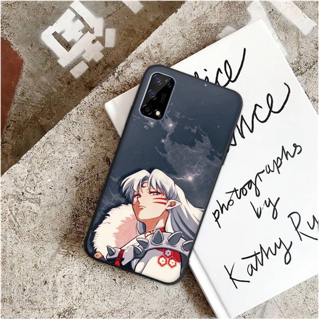 Funda De Silicona Para Teléfono huawei Y6 Pro Y6S Y6 Prime Y7 Anime Negro Suave Inuyasha